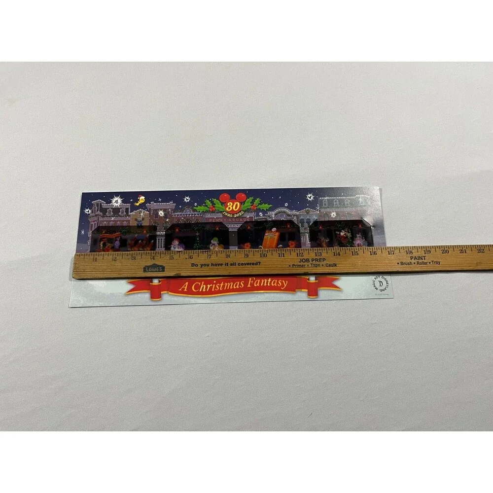 Disneyland 30 Years Christmas Fantasy Parade Magic Key Lenticular Complete Set